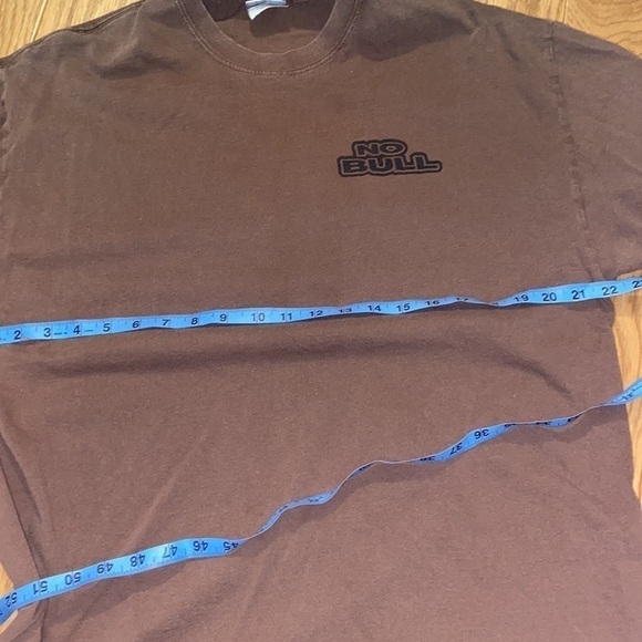 PORT and Company Men’s Brown No Bull Short Sleeve Shirt (Size XL) - Picture 4 of 7